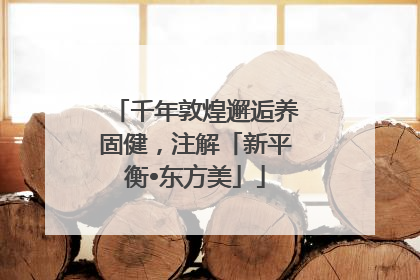 千年敦煌邂逅养固健，注解「新平衡•东方美」